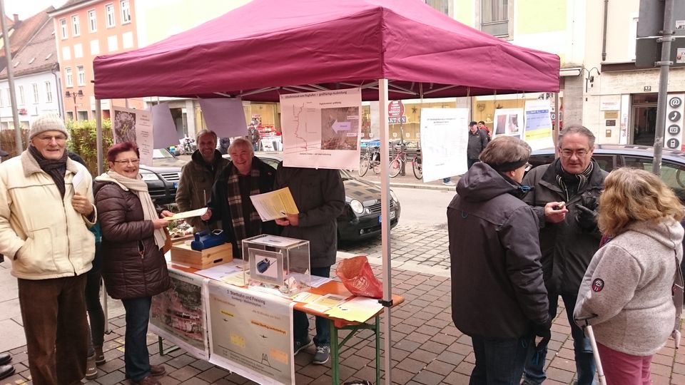 Infostand Freising 18. November 2017